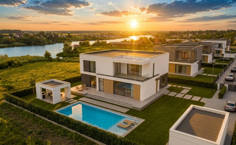 Snagov, Belvedere Boutique, vila Amiral cu teren de 1.200 mp.